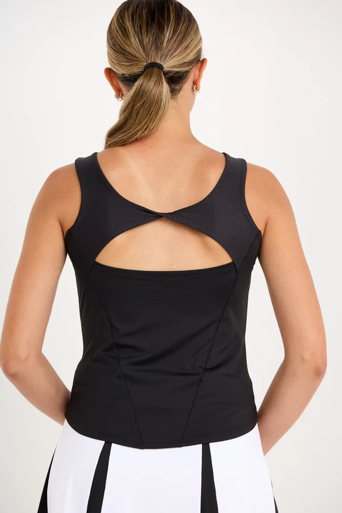 Sofibella 22" Women's Twist Back Tank - 2195
