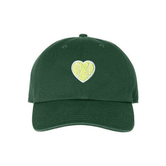 Fuzy Love Classic Baseball Hat with Chenille Heart
