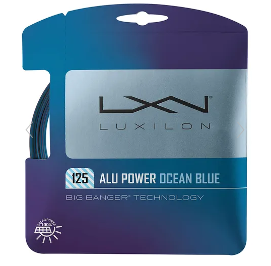 Luxilon ALU Power 16l/1.25g Ocean Blue Tennis String