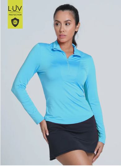 Lucky In Love Free Play Zip Long Sleeve CX034