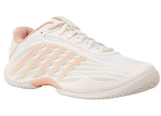 K-Swiss Women's Hypercourt Express 3 Egret/Peach Parfait