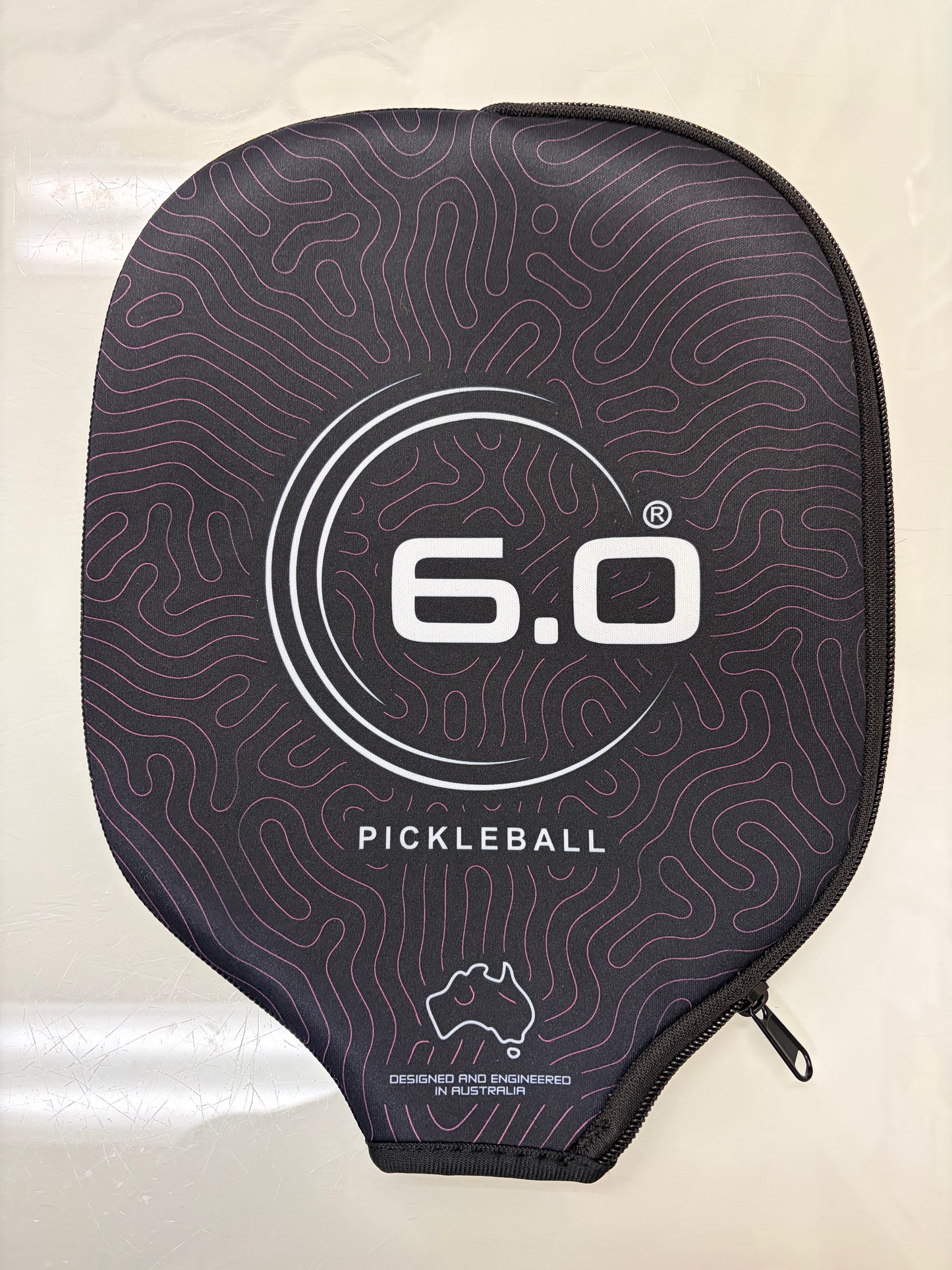 Six Zero Coral Premium Neoprene Pickleball Paddle Cover
