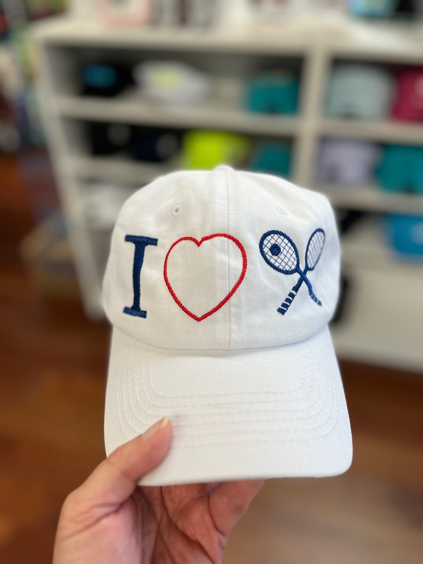 40 love I Heart Tennis Hat
