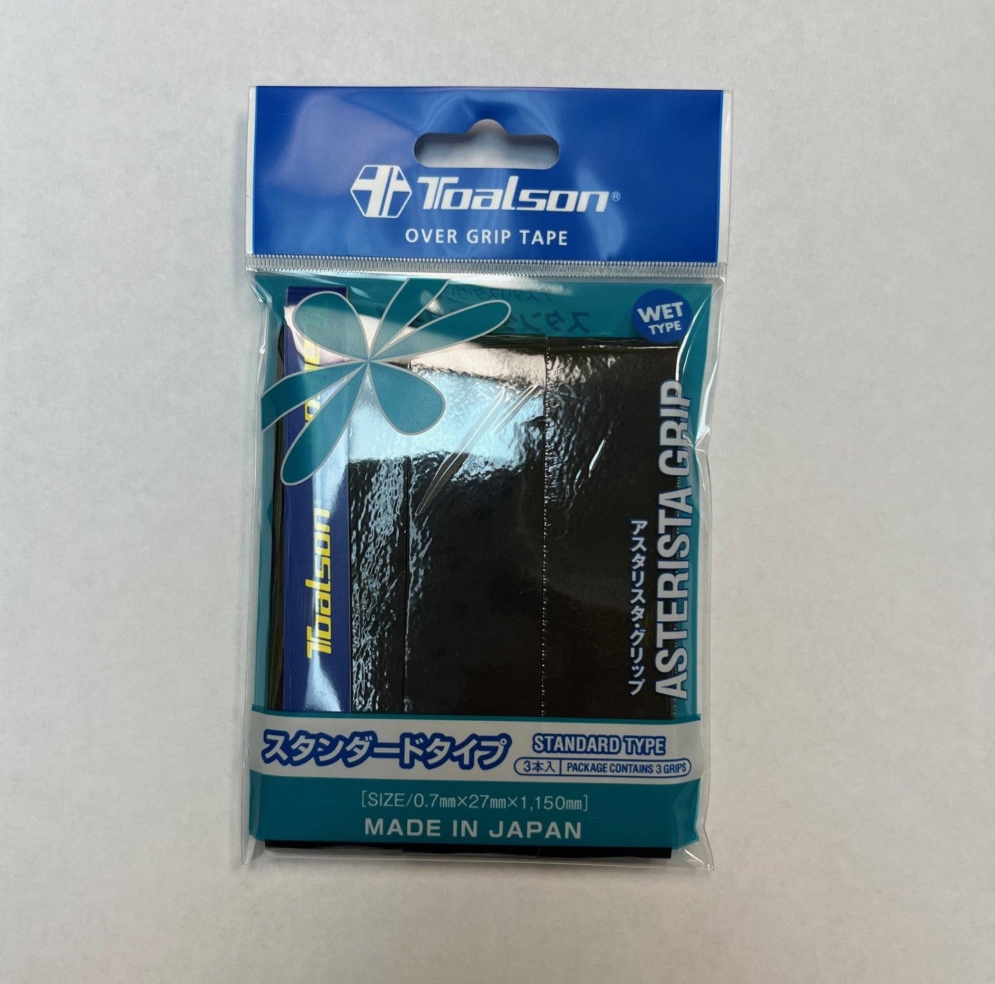 Toalson Asterista Wet Overgrip Tape (3 pack)