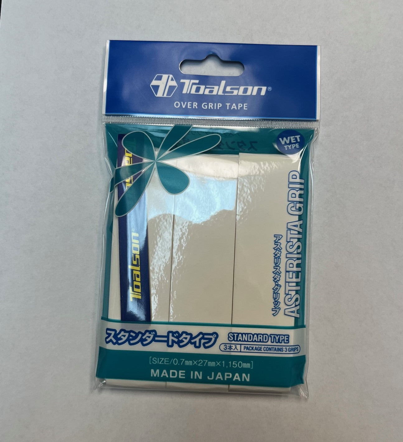 Toalson Asterista Wet Overgrip Tape (3 pack)