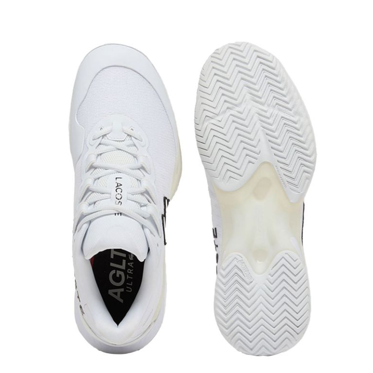 Lacoste Men's AG-LT Ultra White/White Tennis Shoe