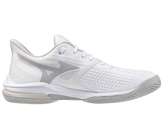 Mizuno Women's Wave Exceed Tour 7 AC White/Harbor Mist