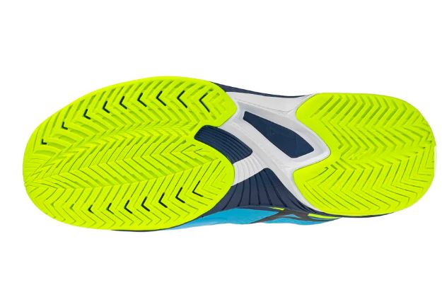 Mizuno Men's Wave Strike AC Jet Blue/Lightning Yellow