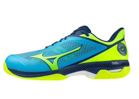 Mizuno Men's Wave Strike AC Jet Blue/Lightning Yellow