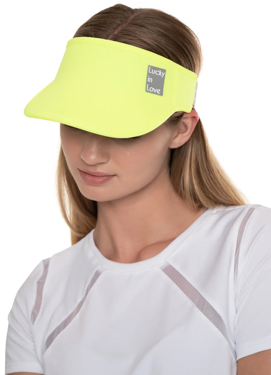 Lucky In Love Logo Stretch Visor