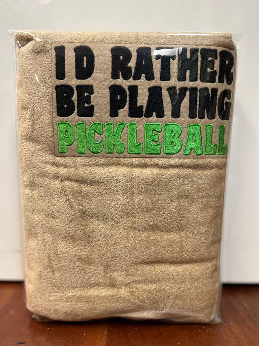 Seat Armour Id Rather be Playing Pickleball Seat Cover