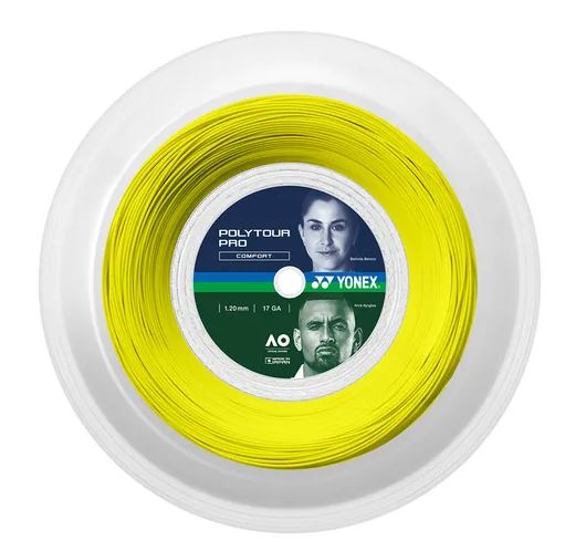 Yonex PolyTour Pro 1.30 (16g) Flash Yellow Tennis String