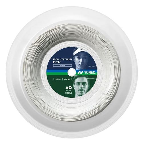 Yonex PolyTour Rev 1.20 (17g) White Tennis String