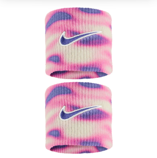 Nike Swoosh Dri-Fit Printed Wristband 2 Pack