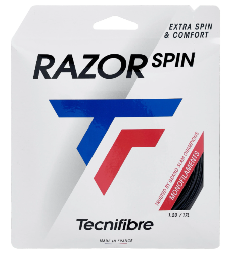Tecnifibre Razor Spin 17g Black Tennis String