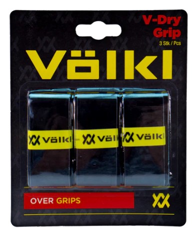 Volkl V-Dry 3 Pack Black Overgrip