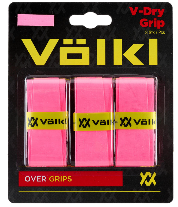 Volkl V-Dry 3 Pack Pink Overgrip