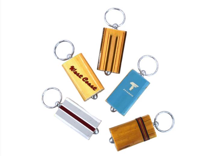 Racquet Inc. Antique Wooden Tennis Racquet Keychain