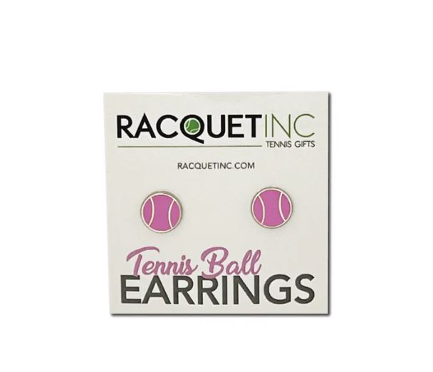 Racquet Inc. Tennisball Flat Earrings