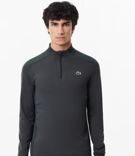 Lacoste Men's Ultra Dry Stretch Quarter Zip Sweatshirt