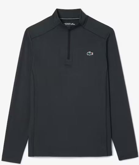 Lacoste Men's Ultra Dry Stretch Quarter Zip Sweatshirt