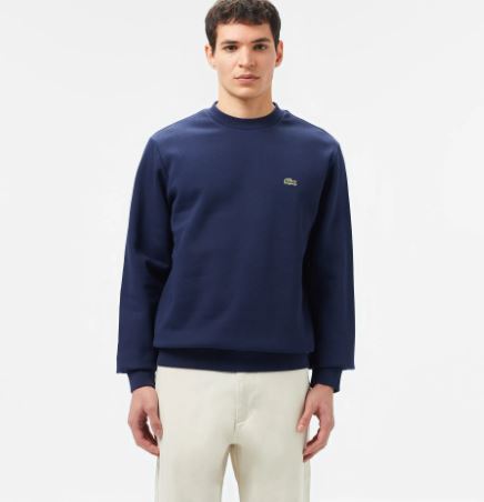 Lacoste Men's Organic Brushed Cotton Sweatshirt