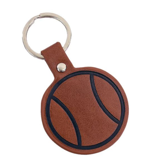 Racquet Inc. Leather Keychain