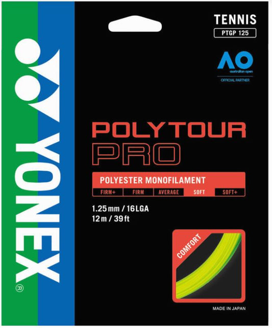 Yonex PolyTour Pro 1.30 Flash Yellow