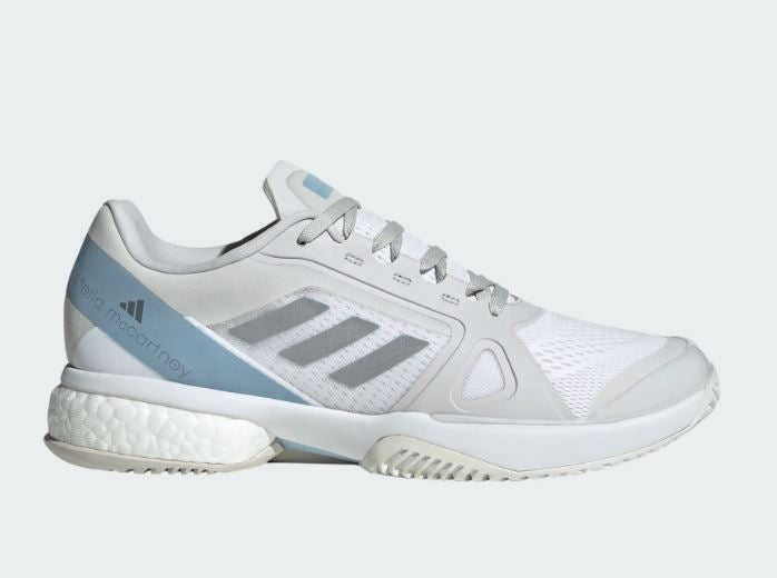 Adidas Stella Court White/Silver Metallic/Wonder Blue