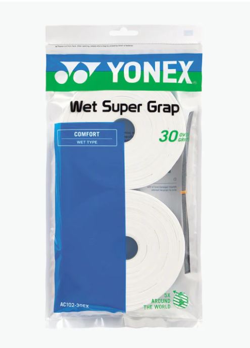 Yonex Super Grap 30 Pack White Overgrip