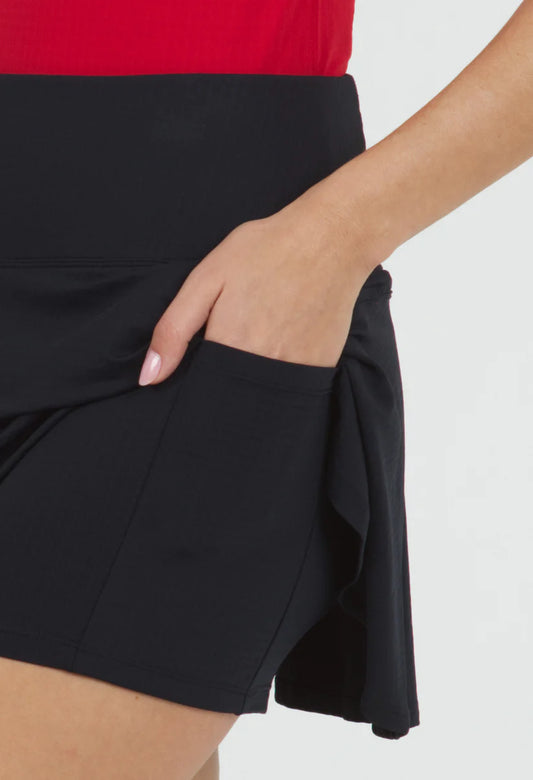 IBKUL Solid Swing Skort - 22000
