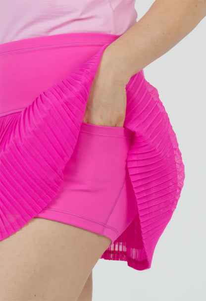 IBKUL 13" Solid Mesh Skort - 23000