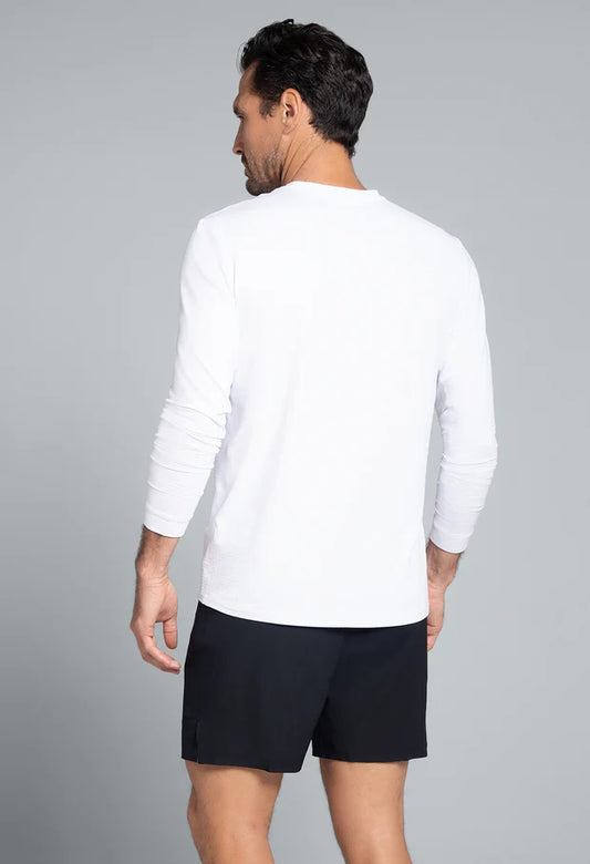Men's IBKUL Landon Long Sleeve Crew - style #93199