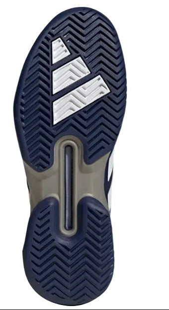 adidas Adizero Ubersonic 5 Dark Blue Future White Tennis Shoe