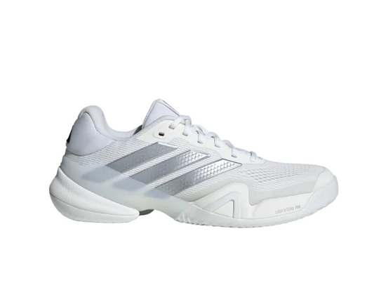 adidas Men's Barricade 14 Tennis Shoe White/Silver