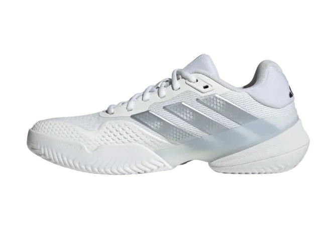 adidas Men's Barricade 14 Tennis Shoe White/Silver