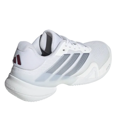 adidas Men's Barricade 14 Tennis Shoe White/Silver