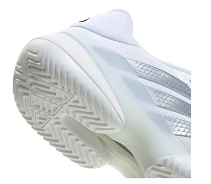 adidas Men's Barricade 14 Tennis Shoe White/Silver