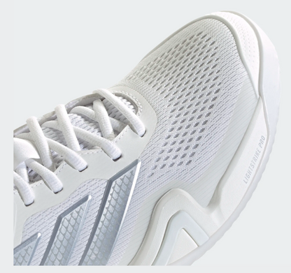 adidas Men's Barricade 14 Tennis Shoe White/Silver