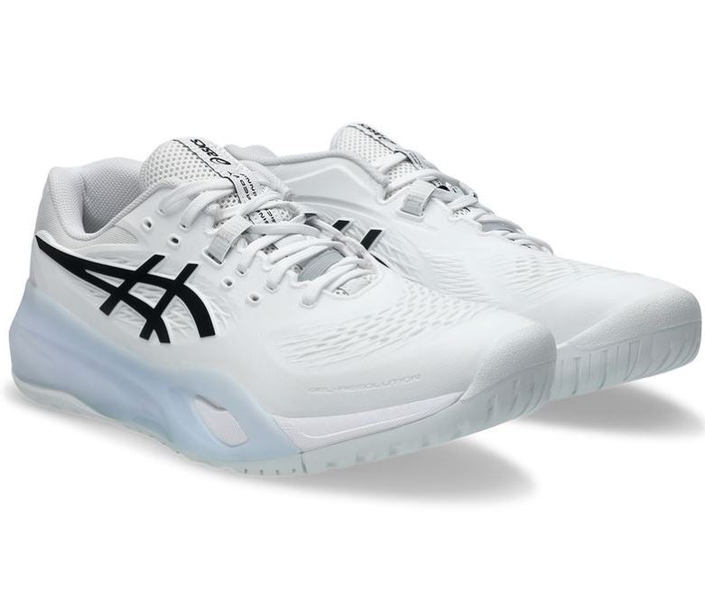 Asics Men's Resolution X Wide White/Black Tennis Shoe