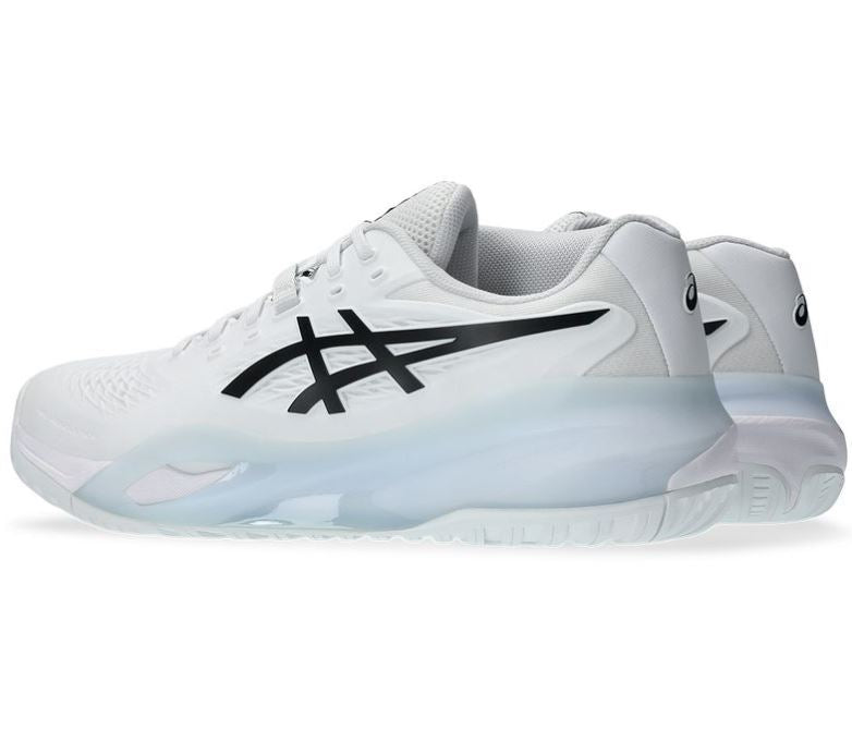 Asics Men's Resolution X Wide White/Black Tennis Shoe