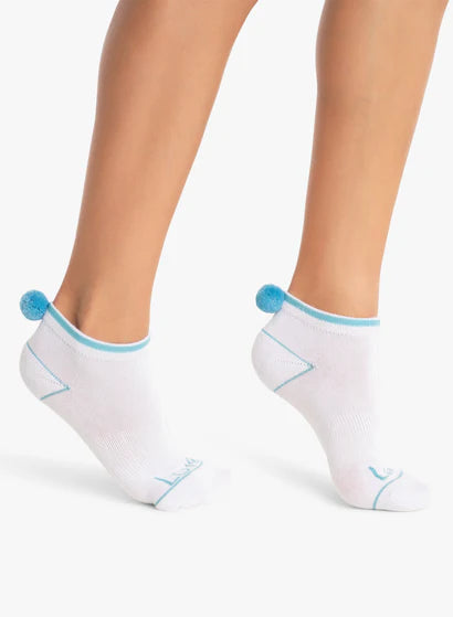Lucky Pom Pom Low Cut Socks CS03-955 Multi Bright
