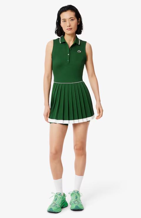 Lacoste Heritage Tennis Dress Green