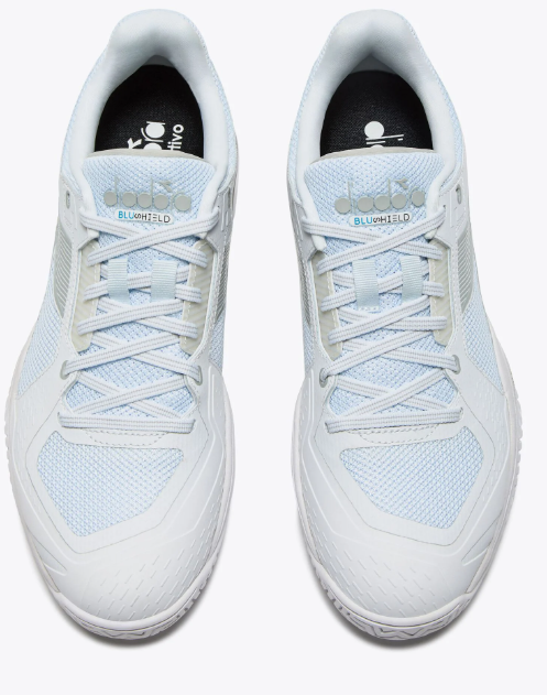 Diadora Men’s Blushield Torneo 3 AG White/Silver