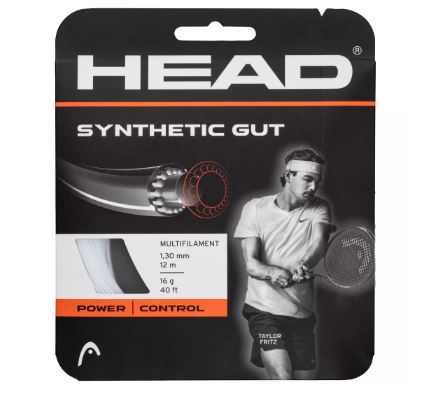 Head Synthetic Gut 16g White Tennis String