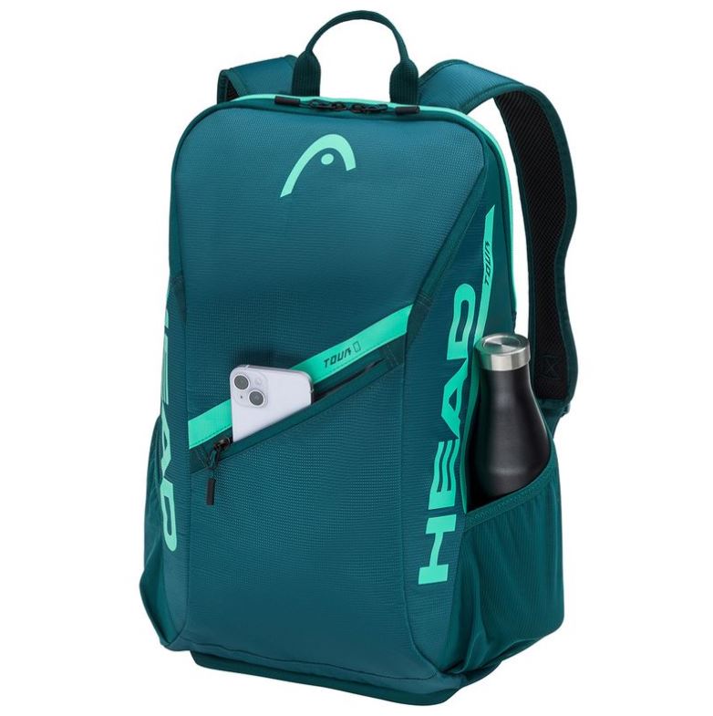 Head Tour Backpack 25L Green Tennis Racquet Backpack