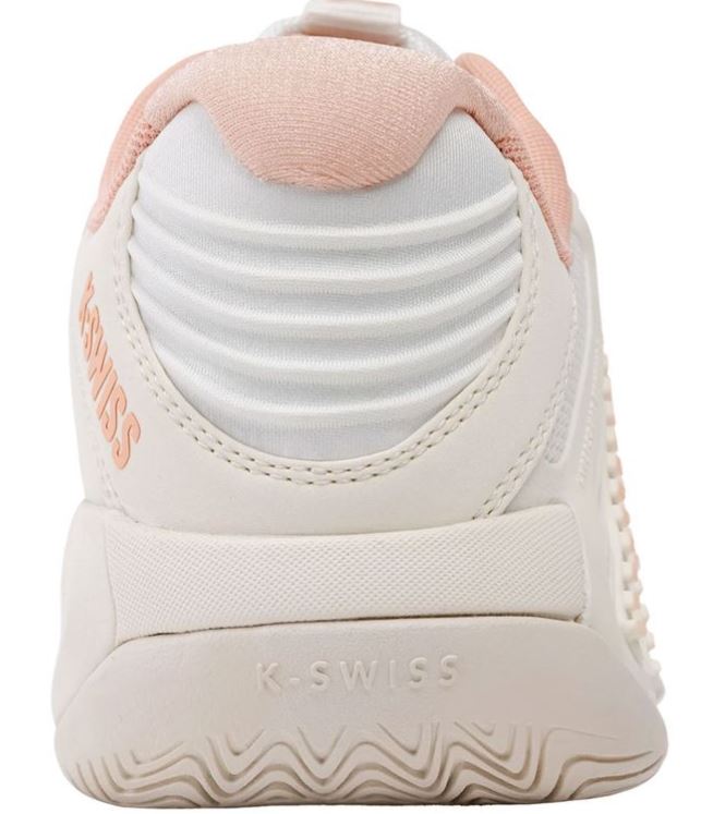 K-Swiss Women's Hypercourt Express 3 Egret/Peach Parfait