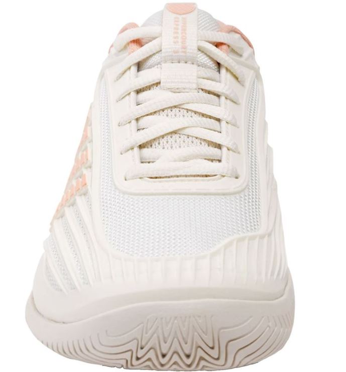 K-Swiss Women's Hypercourt Express 3 Egret/Peach Parfait