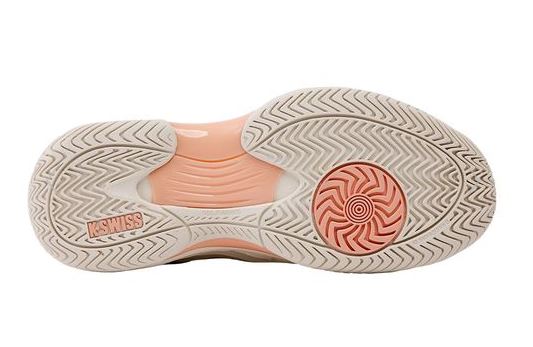 K-Swiss Women's Hypercourt Express 3 Egret/Peach Parfait
