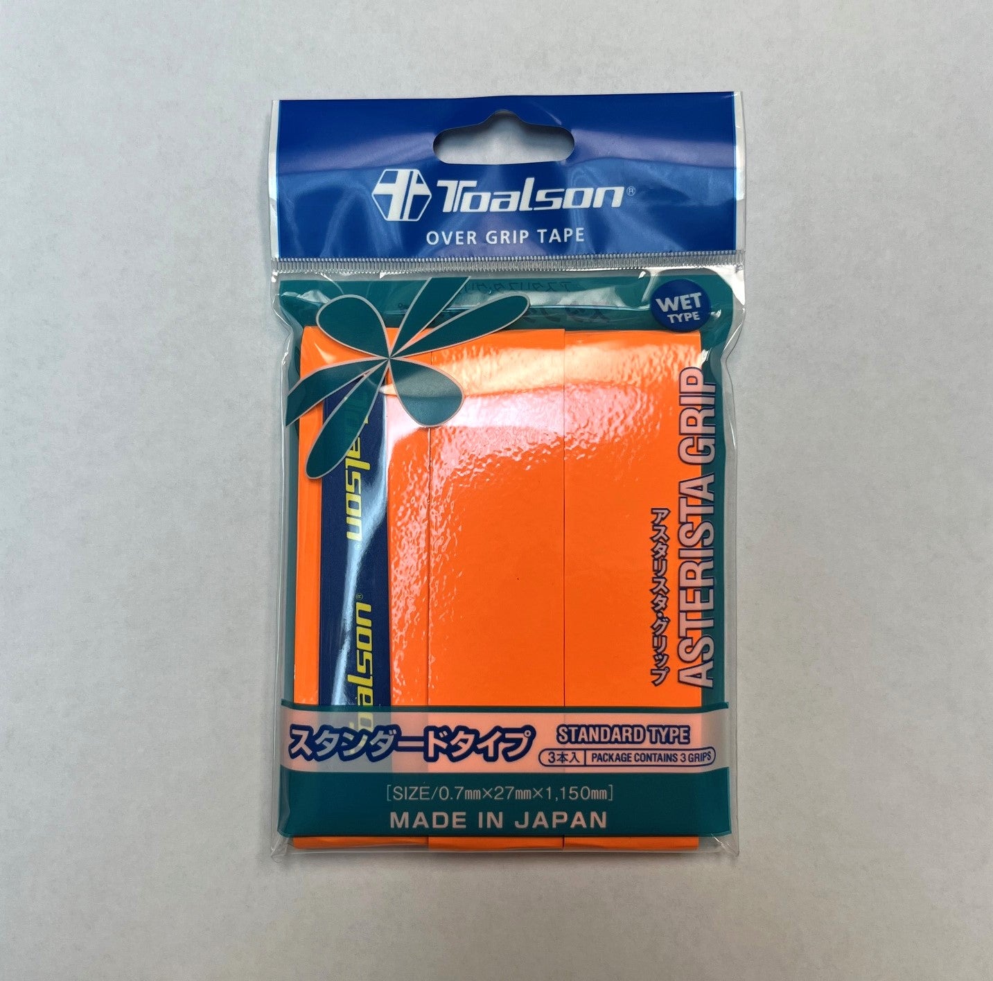 Toalson Asterista Wet Overgrip Tape (3 pack)